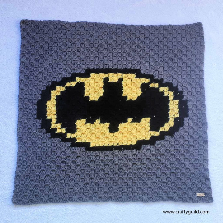 7 Free Crochet Batman Blanket Pattern - Crochet Me