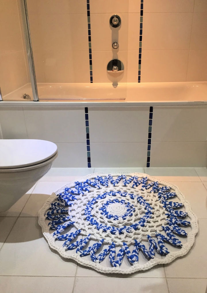 10 Free Crochet Bath Mat Patterns Crochet Bath Rugs