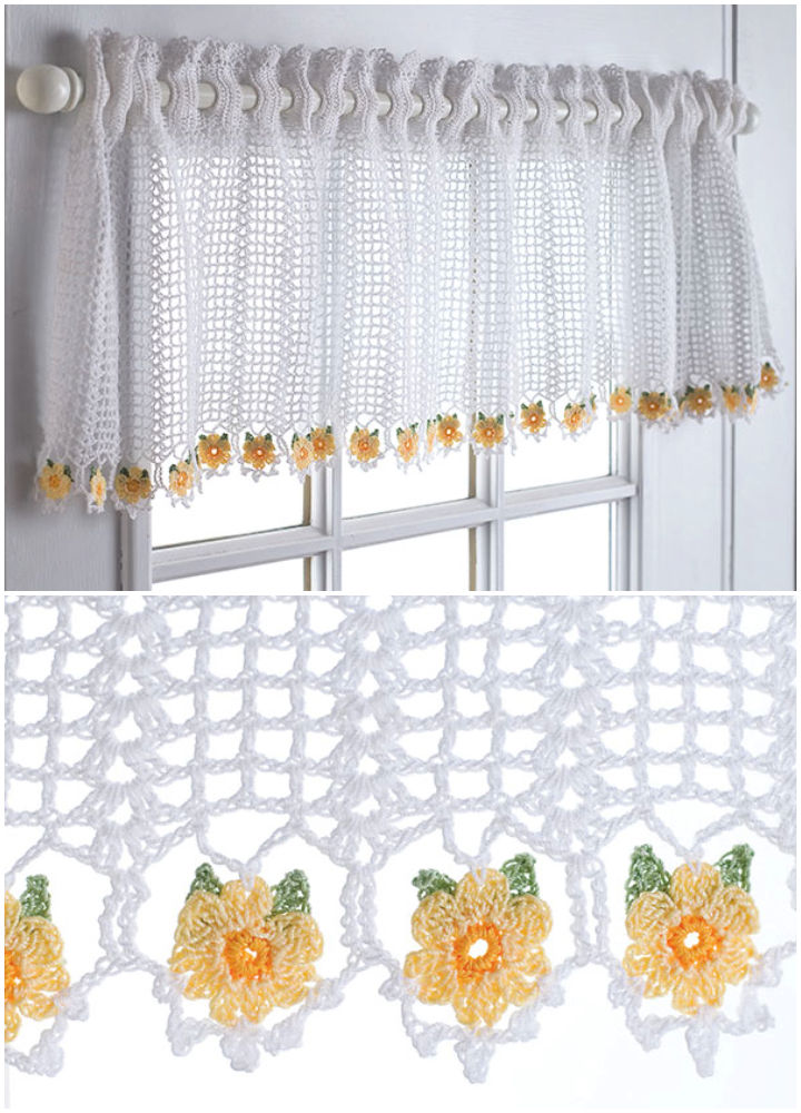 10 Free Crochet Valance Pattern (Download PDF) - Crochet Me