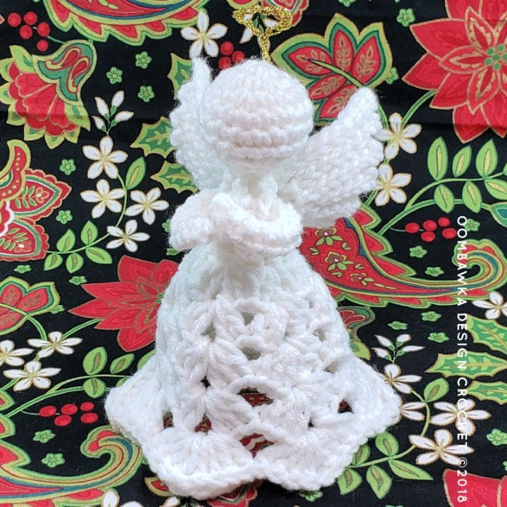 Vintage Crochet Patterns Christmas Clothesphotos Angel Ornaments 3AB