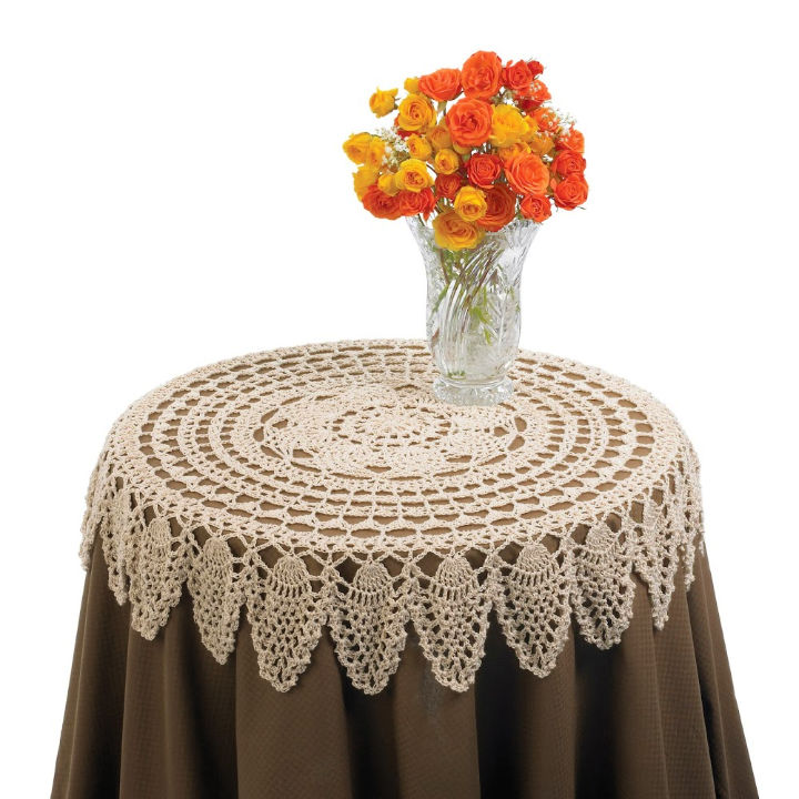 25 Free Crochet Tablecloth Patterns Crochet Me