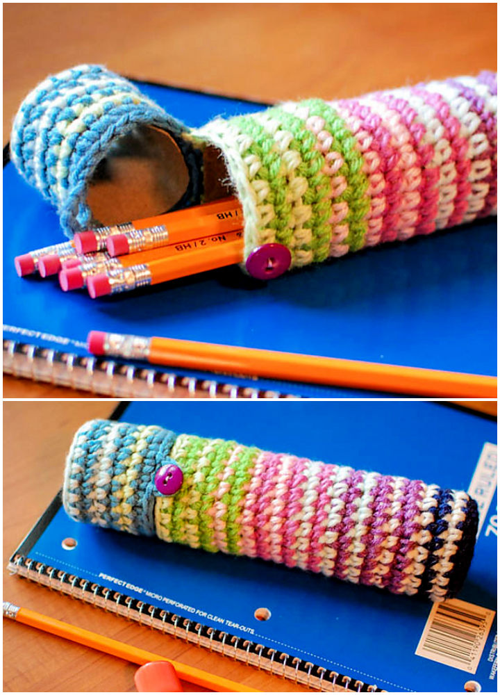 15 Free Crochet Pencil Case Patterns Crochet Me