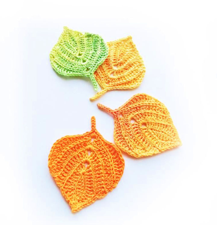 25 Free Crochet Leaf Pattern With PDF To Download Crochet Me