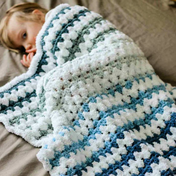 20 Easy Double Crochet Baby Blanket Patterns Free Crochet Me