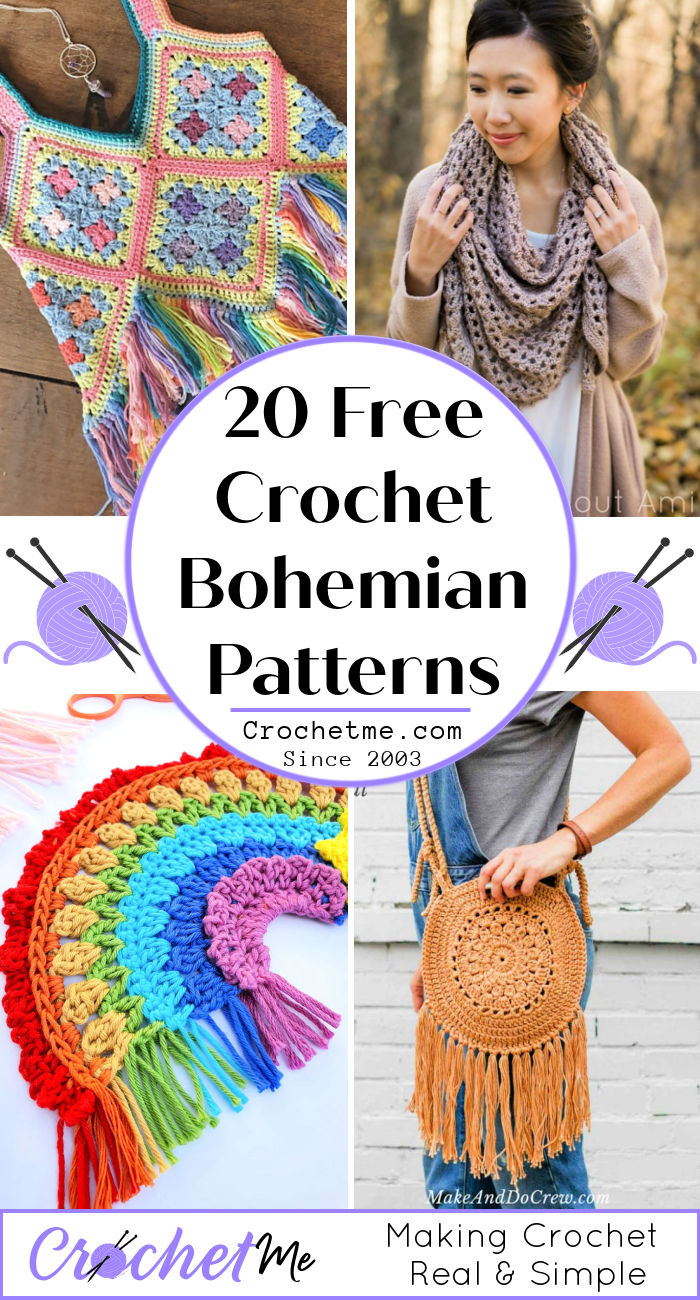 20 Free Boho Crochet Patterns (2022)