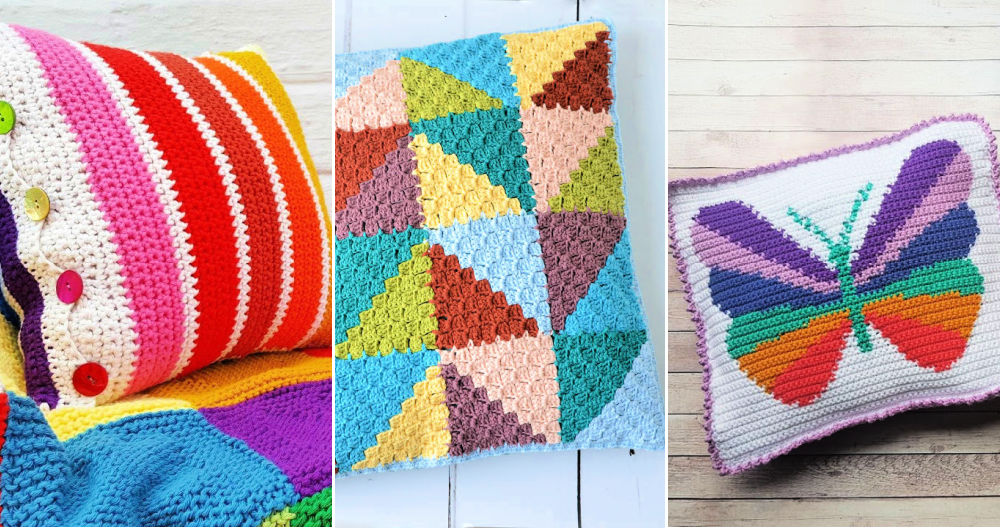 25 Free Crochet Pillow Patterns Crochet Me