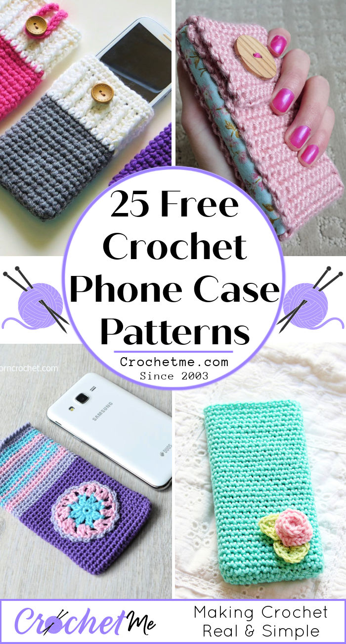 25 Free Crochet Phone Case Patterns Crochet IPhone Cases