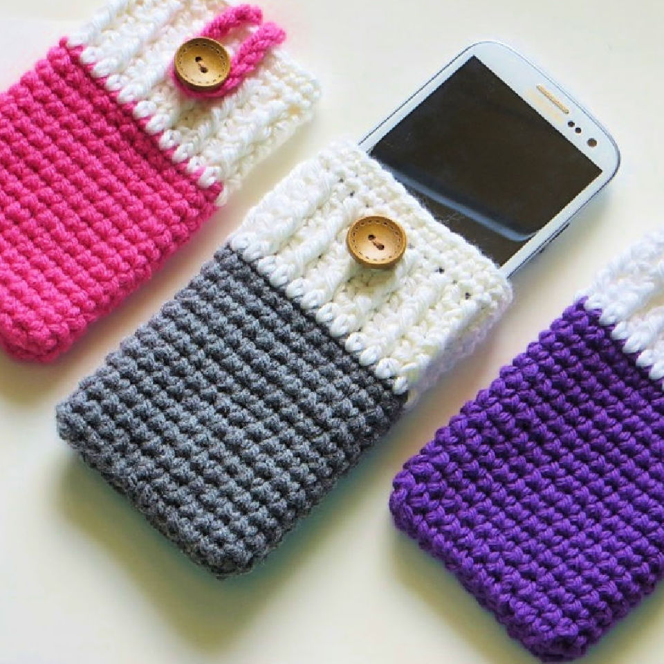 25 Free Crochet Phone Case Patterns Crochet IPhone Cases